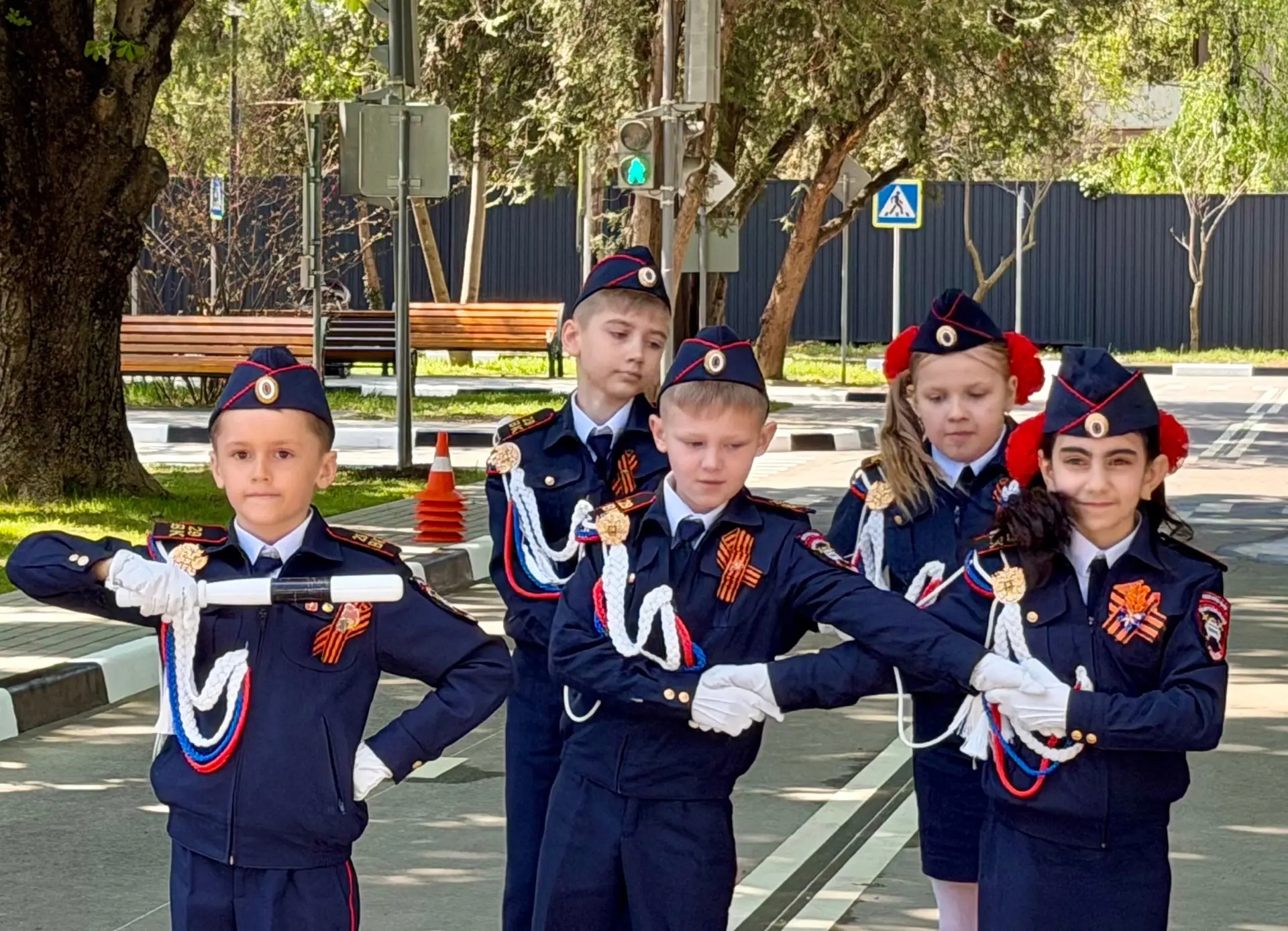 В Детском парке Симферополя открылся Городок безопасности дорожного движения