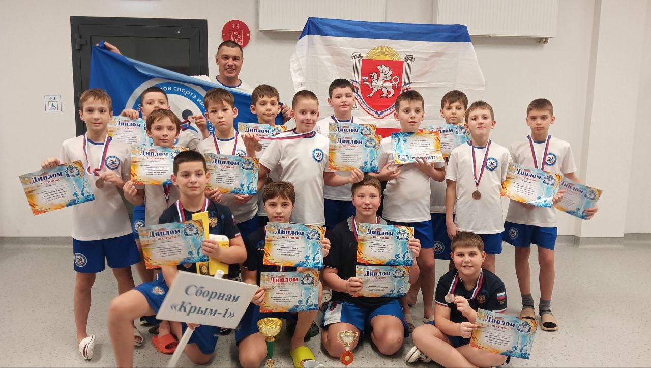 Юные крымчане завоевали бронзу на Всероссийских соревнованиях по водному поло