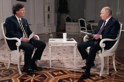 Главные тезисы интервью Владимира Путина американскому журналисту Такеру Карлсону