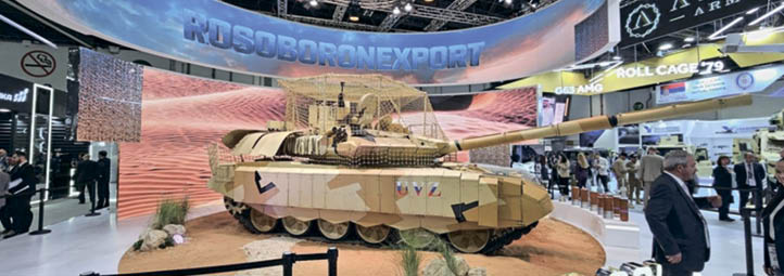 Российский танк Т-90МС «Прорыв» удивил зарубежных партнеров на оборонной выставке в Абу-Даби