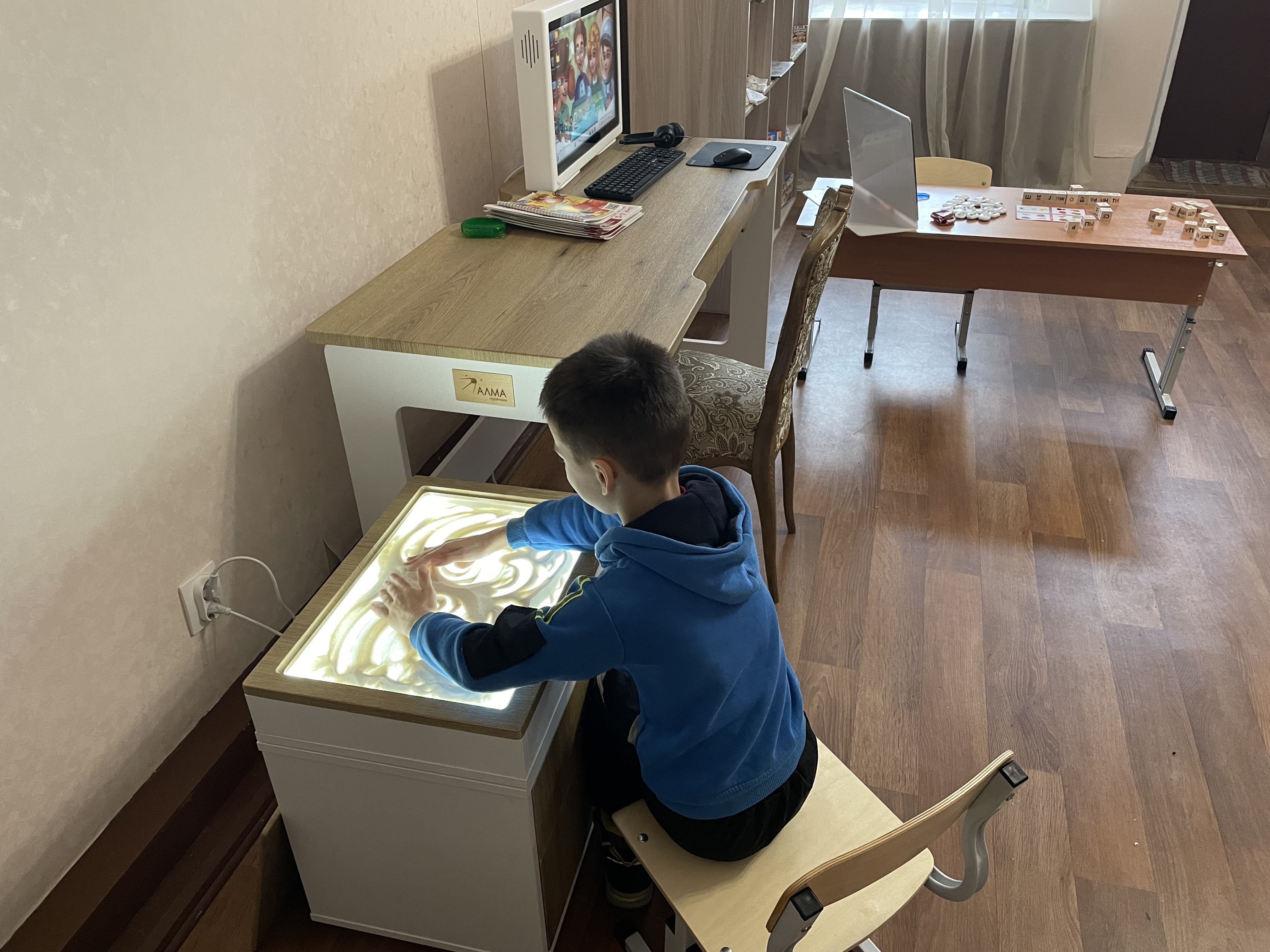 В детском противотуберкулёзном санатории Крыма появился кабинет логопеда