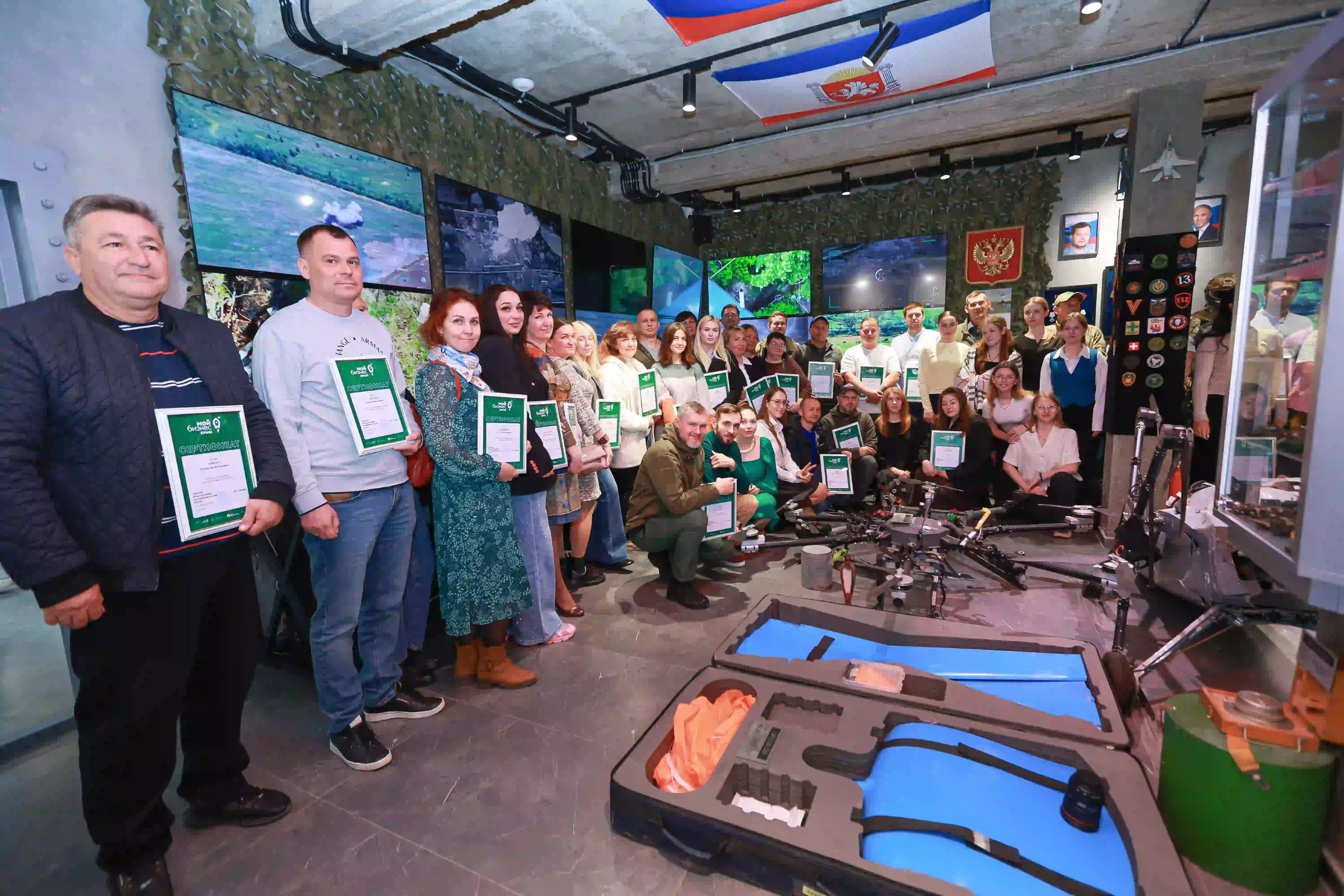 В Крыму 58 ветеранов СВО и их близких получили сертификаты участника программы «СВОё дело»