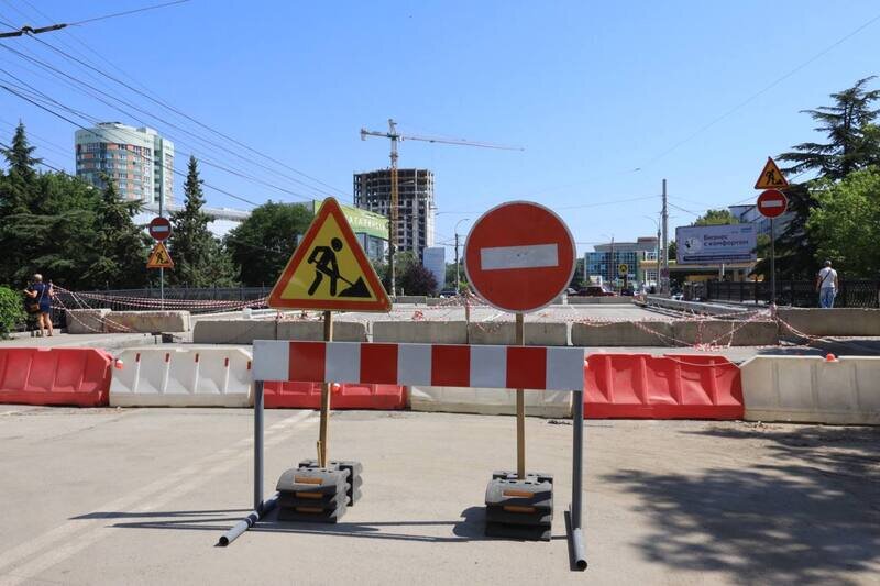 Улицу Толстого в Симферополе закроют на полтора года