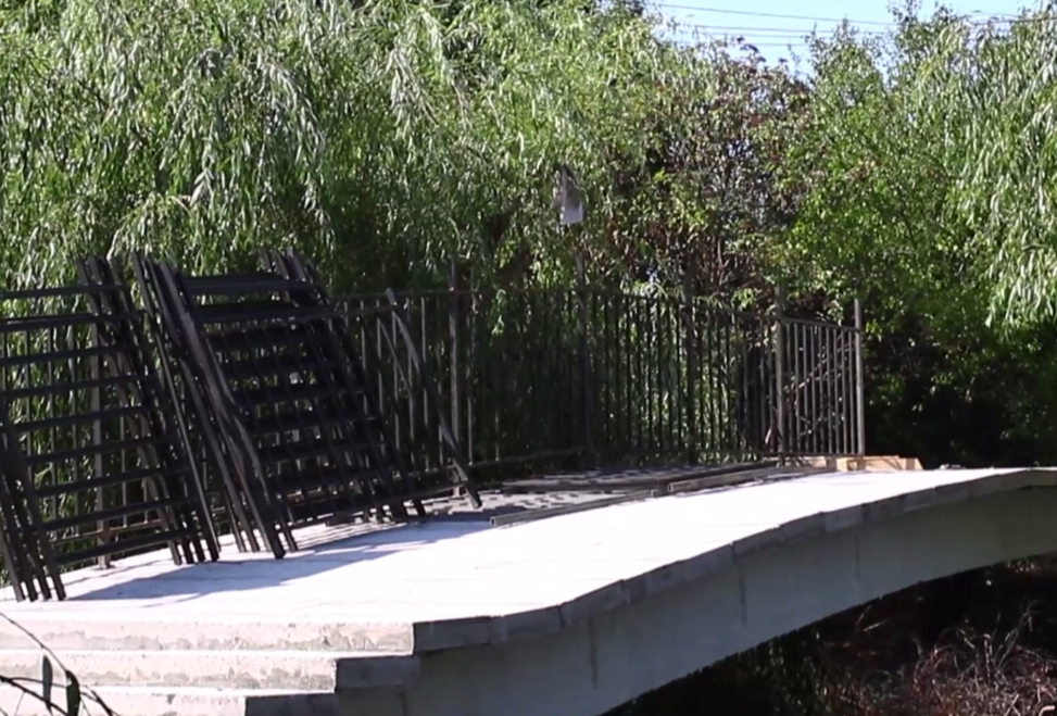 В Симферополе завершают капремонт моста через Салгир возле улицы Ким