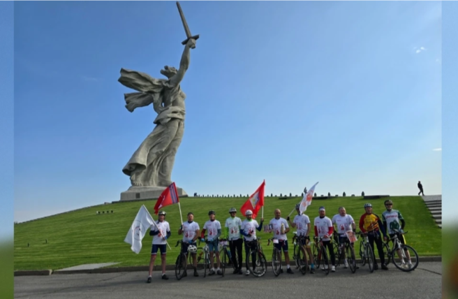 Стартовал велопробег из Волгограда в Крым