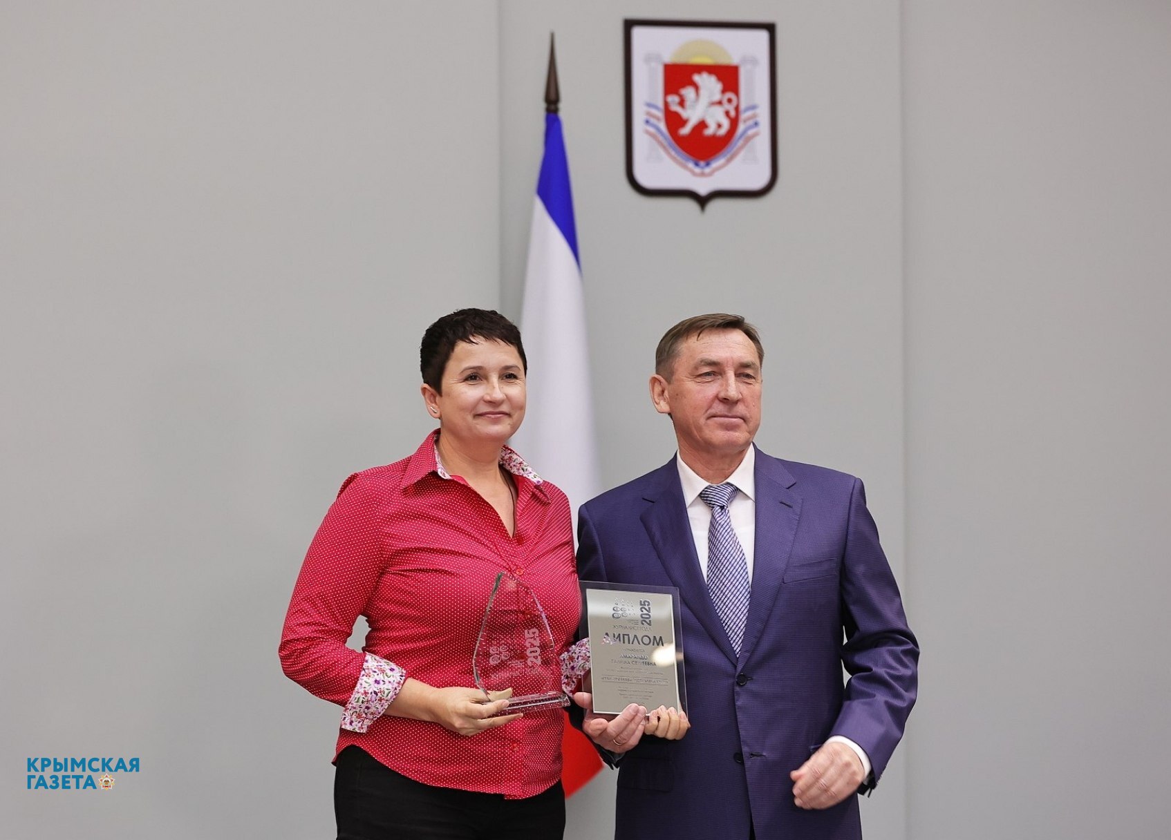 Фотокорреспондент медиахолдинга "Крымская газета" Галина Амарандо получила Гран-при Главы Республики Крым