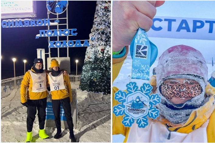 Крымчанин пробежал марафон в Якутии при -50 градусов