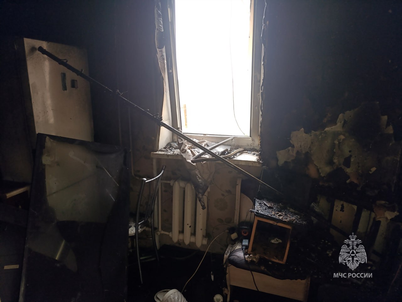 В Евпатории во время пожара погибла женщина