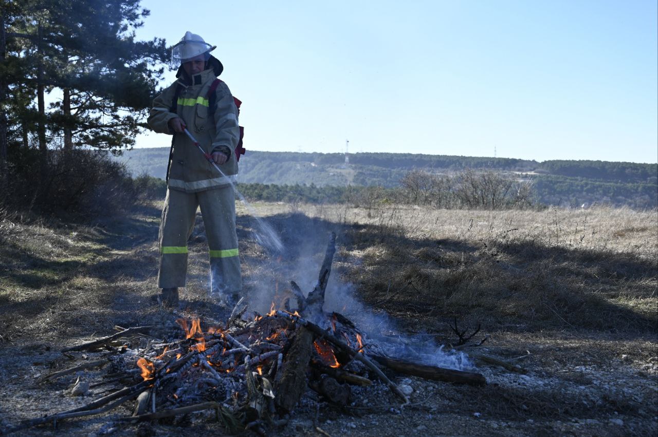 В лесах Крыма готовятся к новому пожароопасному сезону 