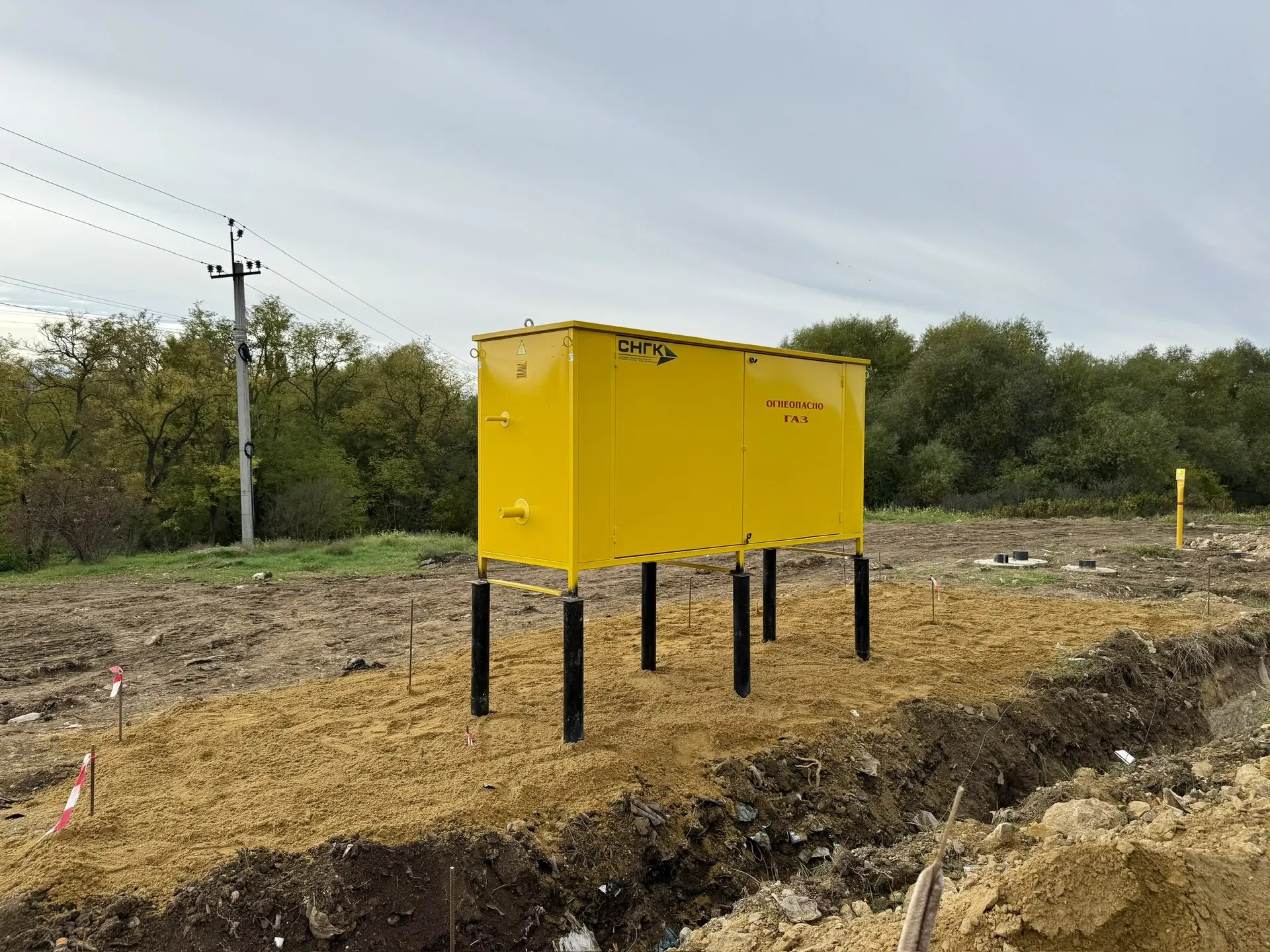 В Симферопольском районе продолжается газификация Мазанки