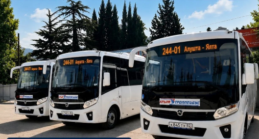 С 20 мая в Крыму запущен новый автобусный маршрут Алушта — Ялта №244-01: расписание