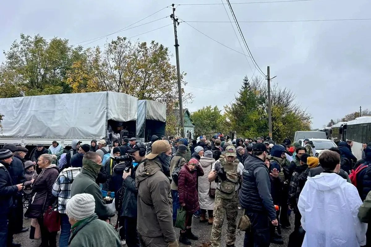 Гуманитарная операция в Алешках завершилась 