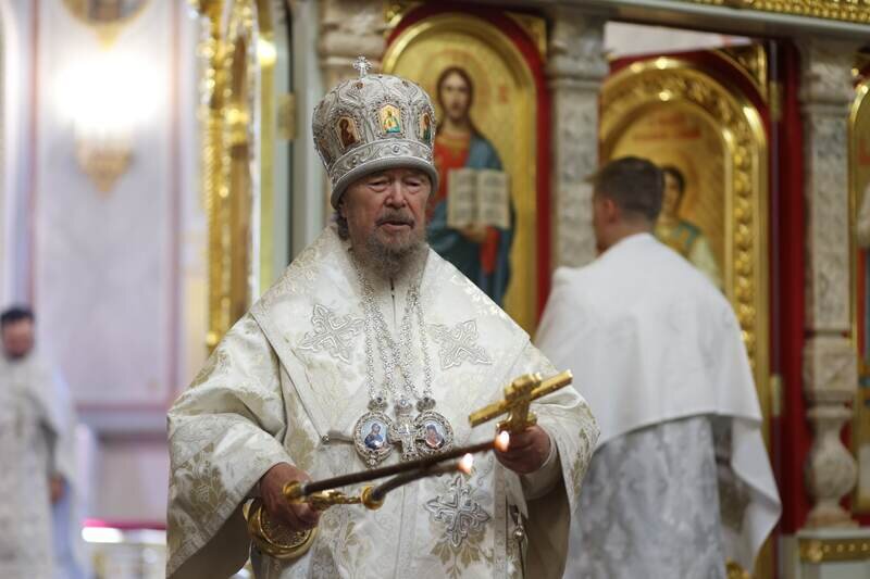 В праздник Преображения Господня в Симферополе состоялась Божественная литургия
