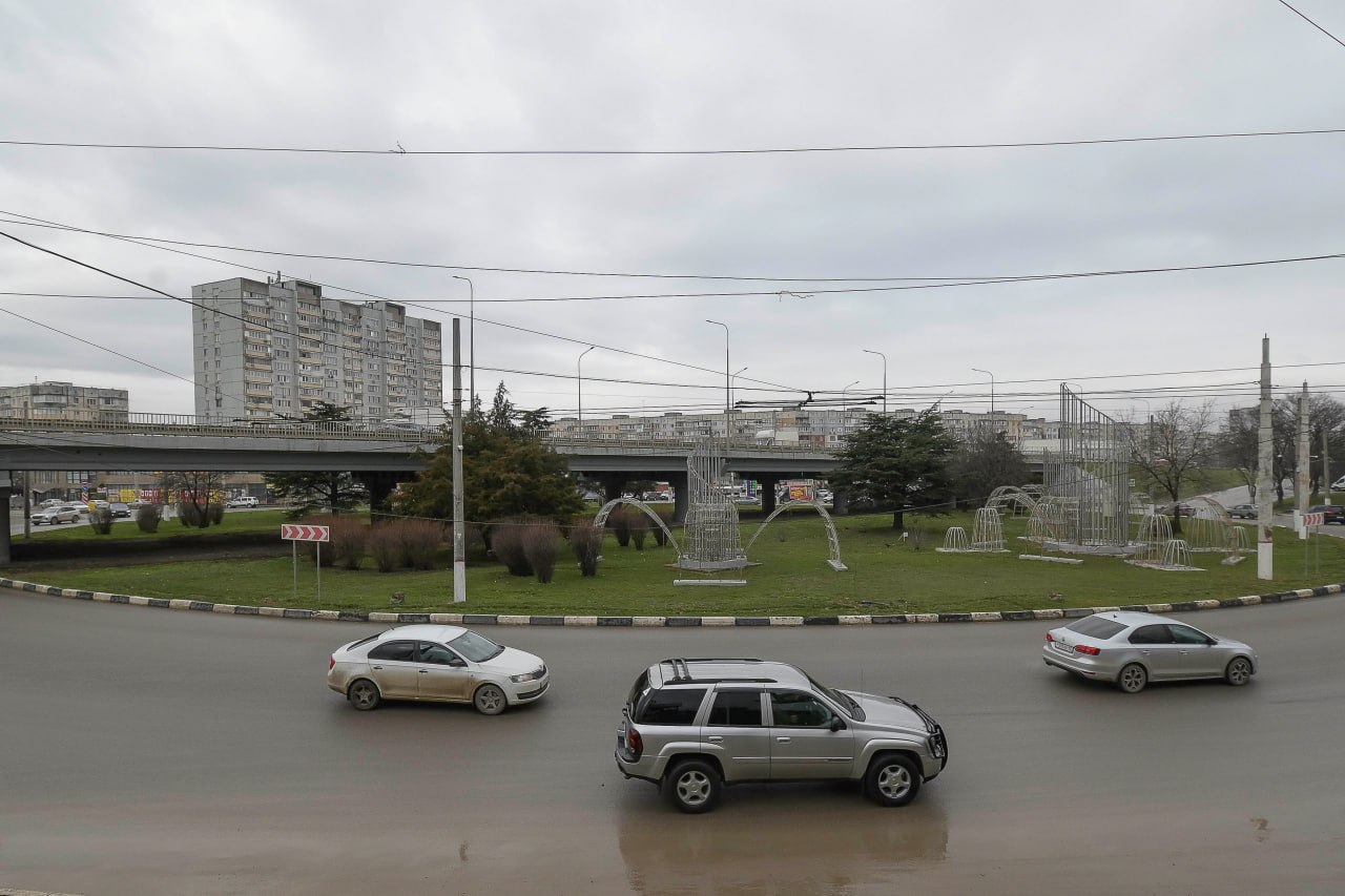 Бородинское кольцо в Симферополе могут реконструировать в перекрёсток: цена вопроса - 1,3 млрд рублей
