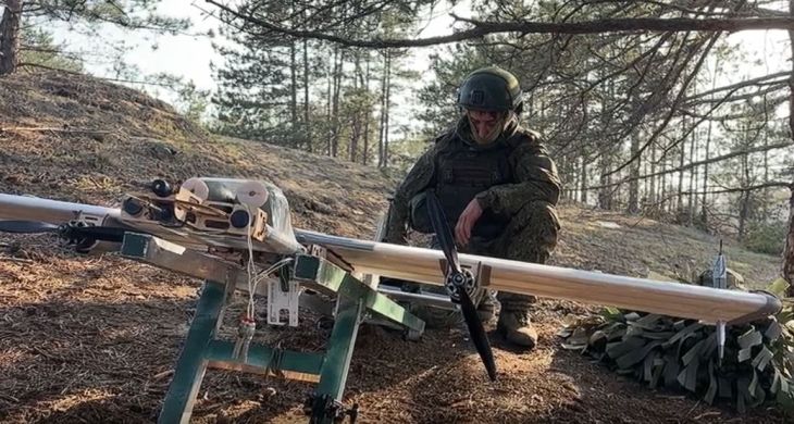 Крымские дроноводы уничтожили миномет ВСУ на правом берегу Днепра