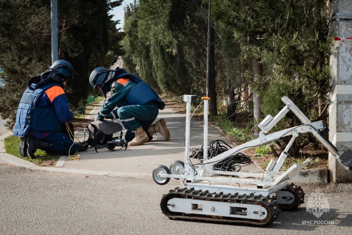 Под Севастополем обезвредили упавший беспилотник 