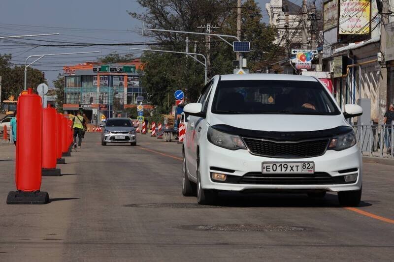 В Симферополе открыли движение по улицам Пролетарская, Кавказская и Караимская