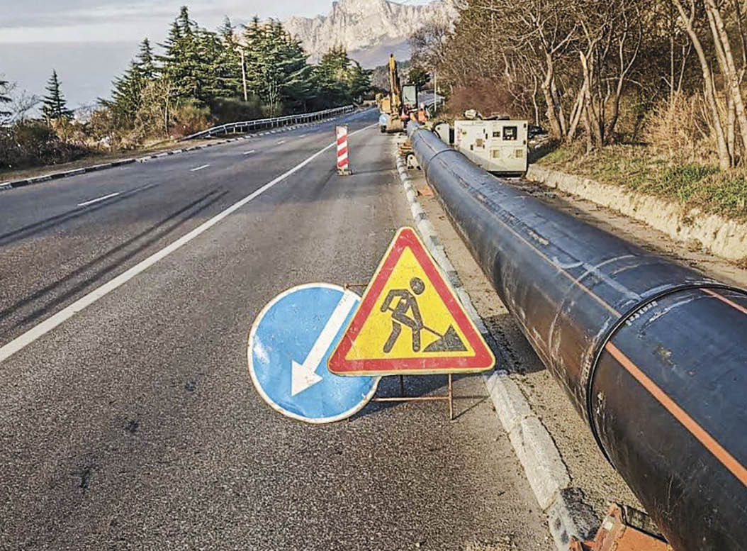 В Крыму продолжается строительство подводящего газопровода на ЮБК: на каком этапе работы