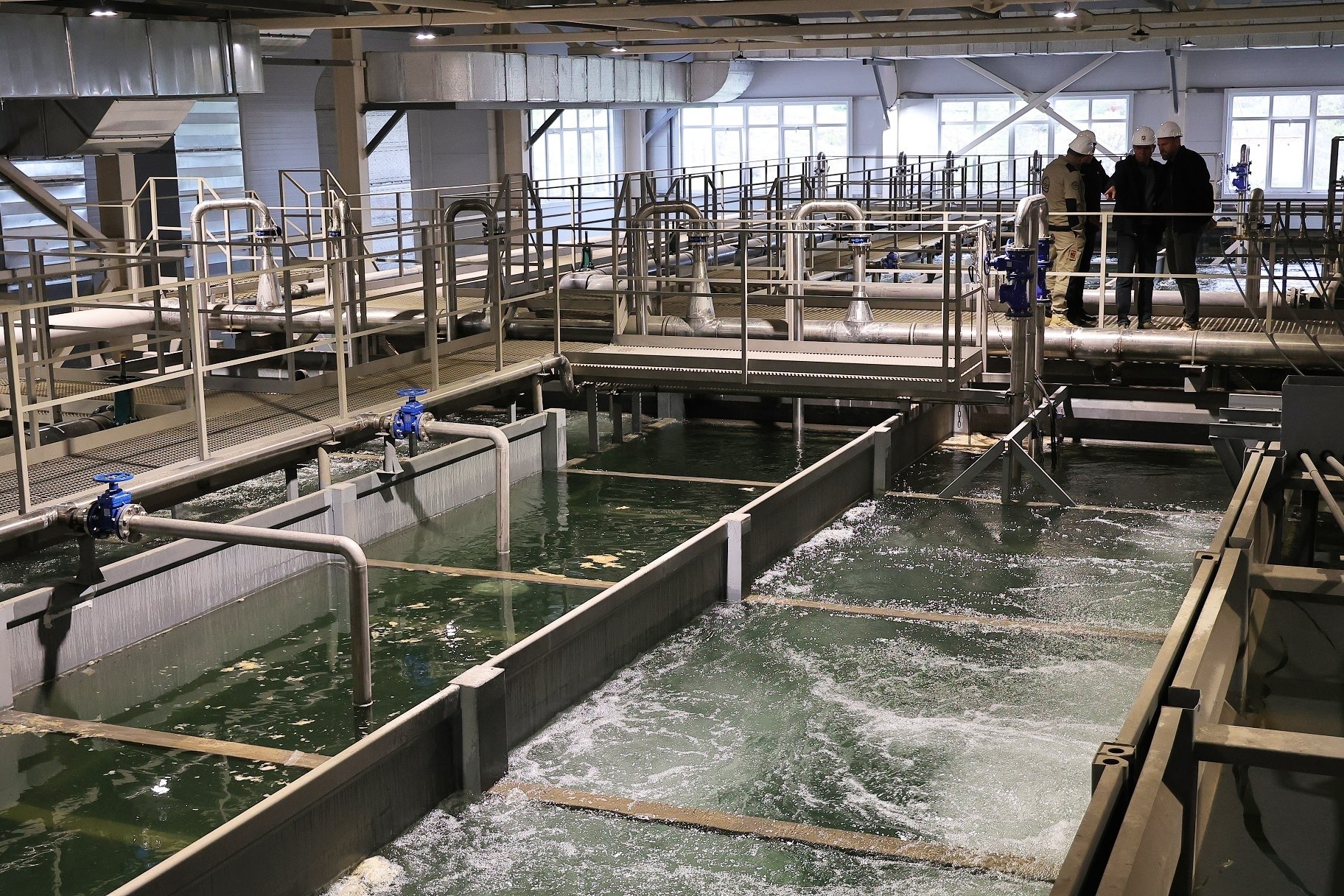 В Малореченском реконструировали систему водоотведения