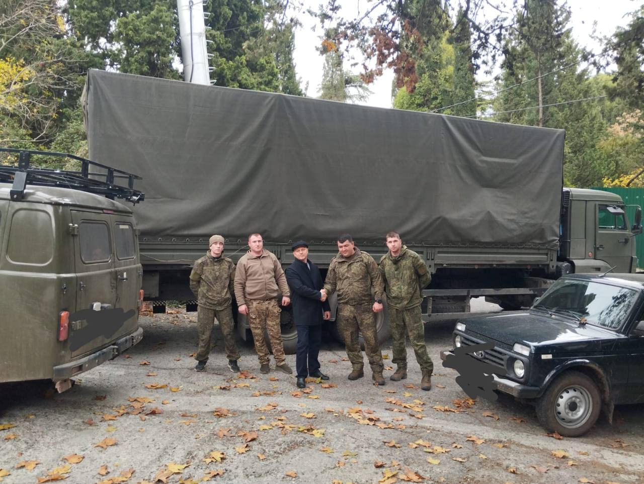 Из Ялты в зону СВО отправили антидроновые покрывала и снайперские костюмы