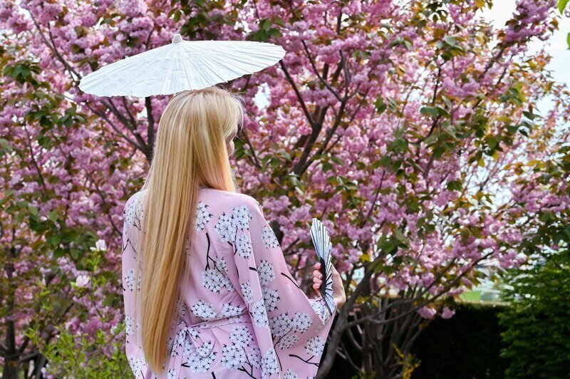 Вишнёвое ханами: фестиваль цветения сакуры прошёл на южнобережье в Японском саду